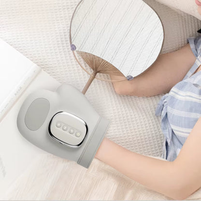 Masajeador de manos con compresión de bolsa de aire: máquina de masaje para dedos, muñeca y palma con vibración, guante para relajar los músculos de la mano.