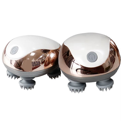 Electric Scalp Vibration Kneading Head Massager Device Muscles Massage Stimulate Blood Circulation and Banish Weariness Relax